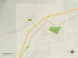 Buy Political Map of Winnemucca, NV at AllPosters.com