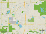 Political Map of Oakdale, MN