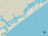 Buy Political Map of Surf City, NC at AllPosters.com