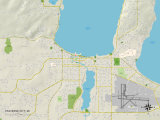Buy Political Map of Traverse City, MI at AllPosters.com