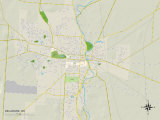 Buy Political Map of Delaware, OH at AllPosters.com