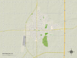 Political Map of McPherson, KS