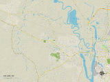 Buy Political Map of Leland, NC at AllPosters.com