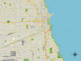 Political Map of Chicago, IL