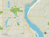 Buy Political Map of Stillwater, MN at AllPosters.com