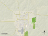 Political Map of Marshall, MO