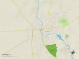 Political Map of Malone, NY