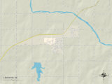 Political Map of Langston, OK