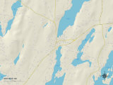 Buy Political Map of Winthrop, ME at AllPosters.com