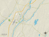Buy Political Map of Winslow, ME at AllPosters.com