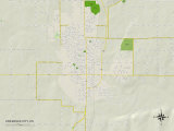 Buy Political Map of Arkansas City, KS at AllPosters.com