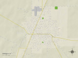 Political Map of Oakdale, LA