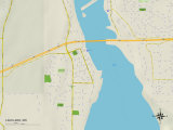 Buy Political Map of Lakeland, MN at AllPosters.com