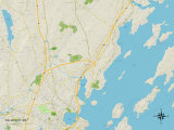 Buy Political Map of Falmouth, ME at AllPosters.com