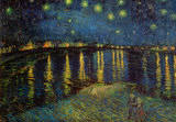 Starry Night Over the Rhone, c.1888 Art Print