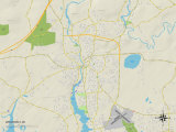 Buy Political Map of Westerly, RI at AllPosters.com
