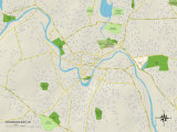 Buy Political Map of Woonsocket, RI at AllPosters.com