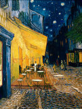Buy The Caf&eacute; Terrace on the Place du Forum, Arles, at Night, c.1888 at AllPosters.com