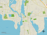 Buy Political Map of Warren, RI at AllPosters.com