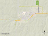 Buy Political Map of Weatherford, OK at AllPosters.com