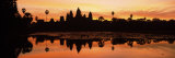 Buy Silhouette of a Temple, Angkor Wat, Angkor, Cambodia at AllPosters.com