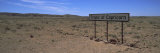 Tropic of Capricorn Sign in a Desert, Namibia