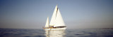 Yacht Sailing in the Sea