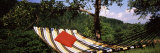 Hammock with Pillows in a Forest, Baden-Wurttemberg, Germany