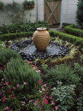 Decorative Urn in a Garden, Savannah, Chatham County, Georgia, USA