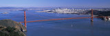 View of a Suspension Bridge, Golden Gate Bridge, San Francisco, California, USA