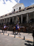 Soldiers Parade During Changing of the Guard Ceremony, Plaza De La Independencia, Quito, Ecuador