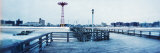 City in Winter, Coney Island, Brooklyn, New York City, New York State, USA