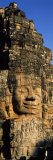 Face Carved on Rocks in a Temple, Bayon Temple, Angkor, Cambodia