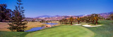 Trees in Golf Course with Mountains in Back, Marbella Club Hotel, Malaga Province, Andalusia, Spain