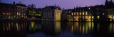 Buildings at the Waterfront, Binnenhof, the Hague, South Holland, Netherlands