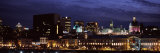 Buildings in a City Lit Up at Night, Bonsecours Market, City Hall, Montreal, Quebec, Canada