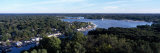 Aerial View of a Lake, Kalamazoo Lake, Saugatuck, Allegan County, Michigan, USA