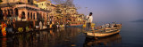 Temples at the Riverside, Yamuna River, Vrindavan, Mathura District, Uttar Pradesh, India