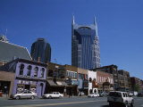 Buildings in a City, Honky Tonk Row, Nashville, Davidson County, Tennessee, USA