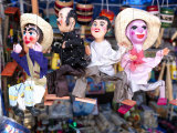 Close-Up of Marionettes for Sale at a Market Stall, Queretaro City, Queretaro State, Mexico