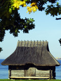 Buy Traditional Thatched Roof Farm House, Located in Rocca Al Mar at the National Open Air Museum at AllPosters.com