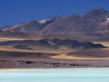 Aquamarine Waters of Laguna Tuyajto, Atacama, Chile