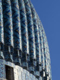 Detail of Dome of Tillya-Kari-Medrassah, Samarkand, Uzbekistan