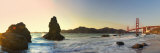California, San Francisco, Baker's Beach and Golden Gate Bridge, USA