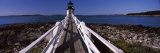 Lighthouse on Coast, Marshall Point Lighthouse, Built 1832, Rebuilt 1858, Port Clyde, Maine, USA