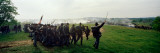 Union Vs. Confederacy Pea Ridge Civil War Battle Reenactment, Ozark Mountains, Arkansas, USA