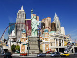 Nevada, Las Vegas, Statue of Liberty and New York New York City Skyline Reproduction, USA
