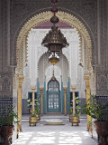 Interior of the Mahakma Du Pasha in the Quartier Habous or 'New Medina' in Casablanca