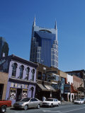 Buildings in a City, Honky Tonk Row, Nashville, Davidson County, Tennessee, USA