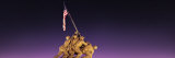War Memorial at Twilight, Iwo Jima Memorial, Rosslyn, Arlington, Arlington County, Virginia, USA